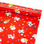Coated paper New Year's 70cm x 8m "Christmas Mickey Mouse" on red