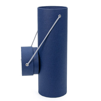 The box under the bottle is blue