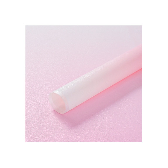 Пленка матовая в листах 58 х 58см Омбре с шимером Light Pink