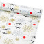 Coated Christmas paper 70cm x 8m "Deer" on white