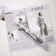 Matte film in sheets "Gazeta Paper" Lilac