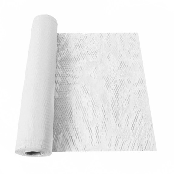 Perforated paper "Honeycomb" 50cm x 20m White
