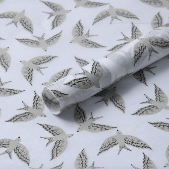 Silent paper in Silver sheets