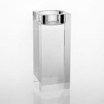 Candlestick glass 5 x 5 x 12 cm