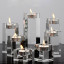 Candlestick glass 5 x 5 x 12 cm