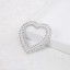 Accessory for flower bouquets "Heart White"