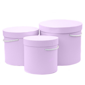 Set of kraft tubes 3 pcs 9118 lavender
