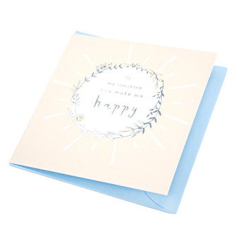 Greeting card with envelope "Pastel love"