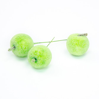 Apples in sugar 3.5 cm green