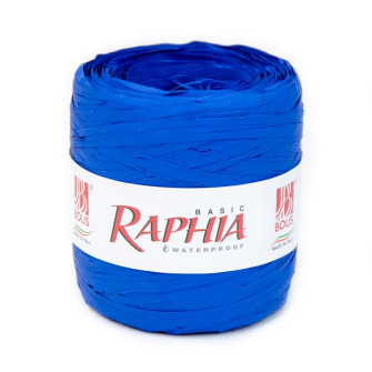 Ribbon "Raffia" 5mm x 200m Blue