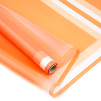 Matte film in a roll 60 cm x 9 yards "Pearl border" Pomarncheva