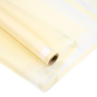 Matte film in a roll 60 cm x 9 yards "Pearl border" Milky