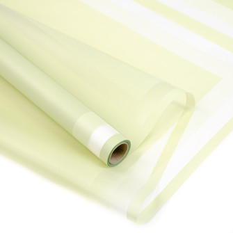 Matte film in a roll 60 cm x 9 yards "Pearl border" Salatov