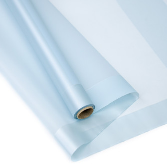 Matte film in rolls with a wide border P.PPQ-03 Lt. Blue