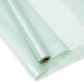 Matte film in rolls with a wide border P.PPQ-04 Pastel Green