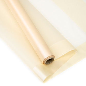 Matte film in rolls with a wide border P.PPQ-02 Beige