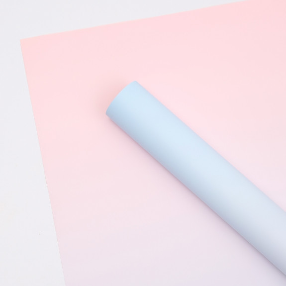 Пленка матовая в листах Градиент 01 Blue + Pink