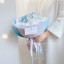 Пленка матовая в листах Градиент 04 Blue + Peony