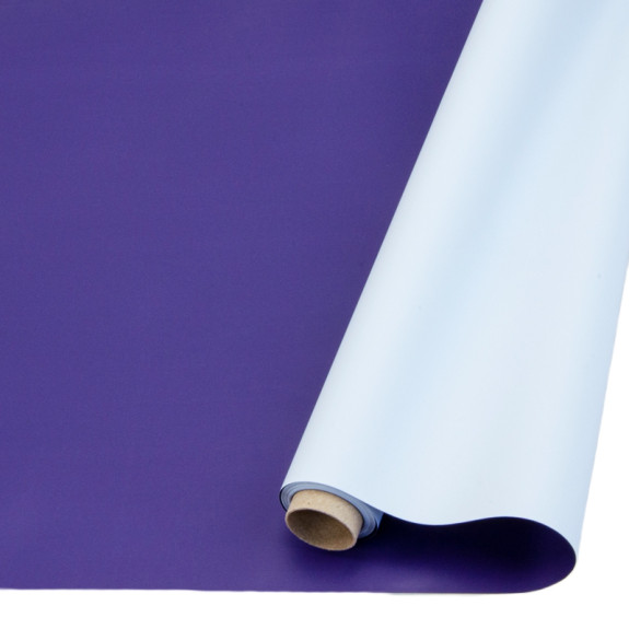 Matte double-sided film in a roll 60 cm x 8 yards S.OYZ-07 Lt Blue + Purple