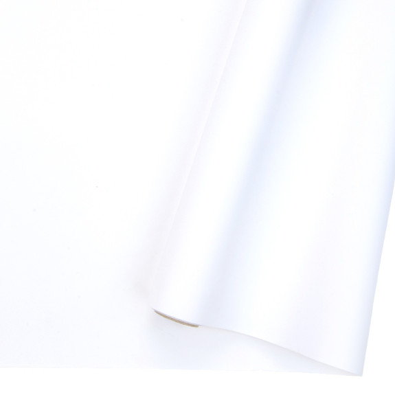 Matte film in a roll of 65 cm x 8 yards Pure White
