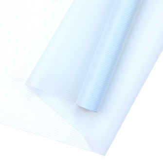 Matte film in a roll "Vintage stripes" 65 cm x 9 yards. 05 Lt Blue