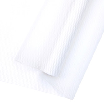 Matte film in a roll "Vintage stripes" 65 cm x 9 yards. 01 White