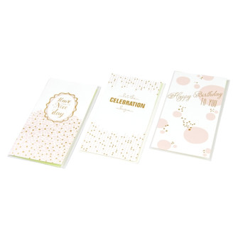 Greeting card with envelope "Pearl"