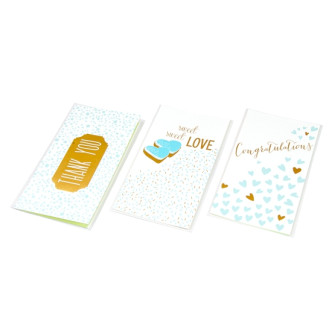 Greeting card with envelope "Pearl"