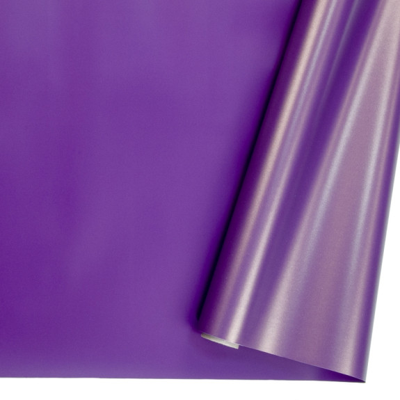 Плівка матова перламутрова в рулоні 60см х 7м 19 Purple