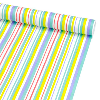 Chalked paper 70cm x 400cm "Multi-colored stripes"