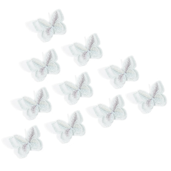 Butterflies in a pack White (10 pcs)