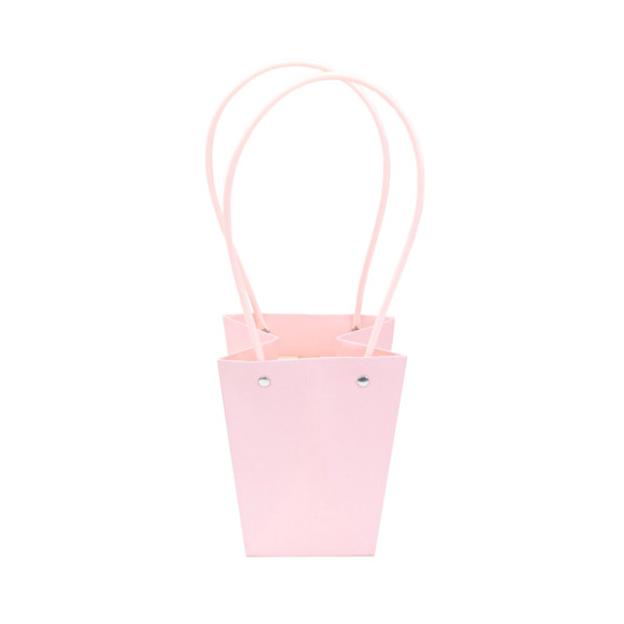 Paper trapeze bags for peach flowers