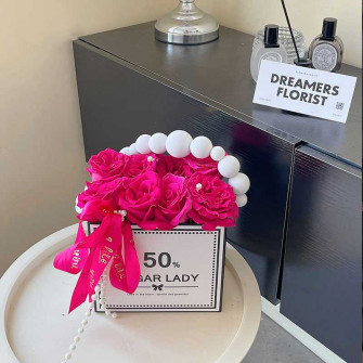 Flower box "Sugar Lady" White