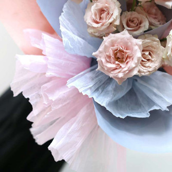 Флизелин в листах Lt pink