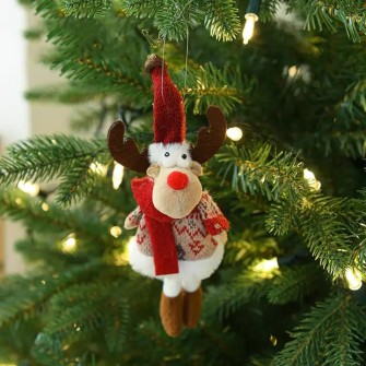 Plush decorative Christmas tree toy, deer