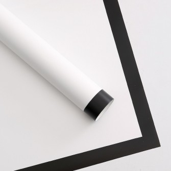 The film is matte in sheets with a wide White border