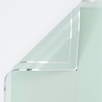 The film is matte in sheets with a silver Pastel Green border