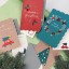 Greeting New Year's card with an envelope "Stockings"