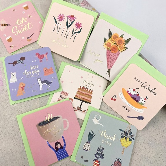 Greeting card with envelope "Sweet Life"