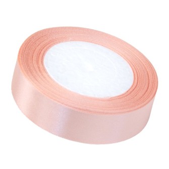 Satin ribbon 25mm x 25 yards Cream