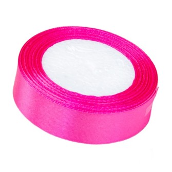 Satin ribbon 25mm x 25 yards Pink Barbie