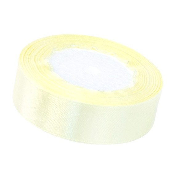 Satin ribbon 20 mm x 25 yards Vanilla