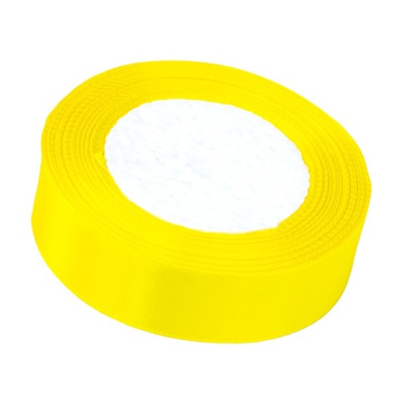 Satin ribbon 20mm x 25 yards Yellow