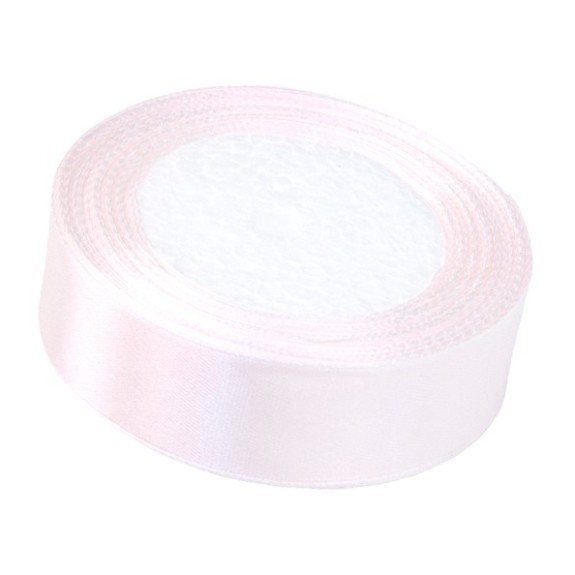 Satin ribbon 20mm x 25 yards Light Powder