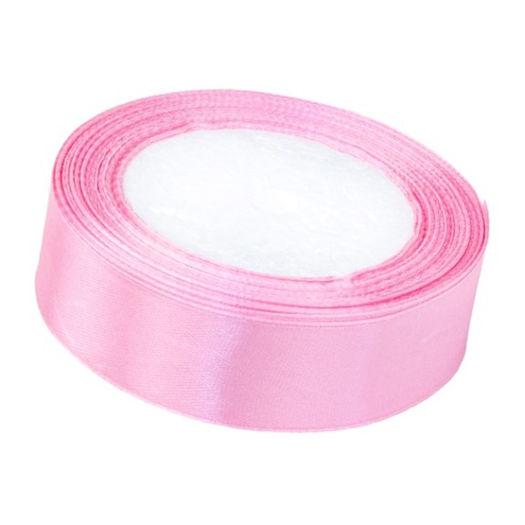 Satin ribbon 20mm x 25 yards Pink Neon