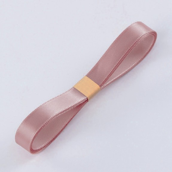 Стрічка атласна 10мм х 45ярд 02 Nude Pink