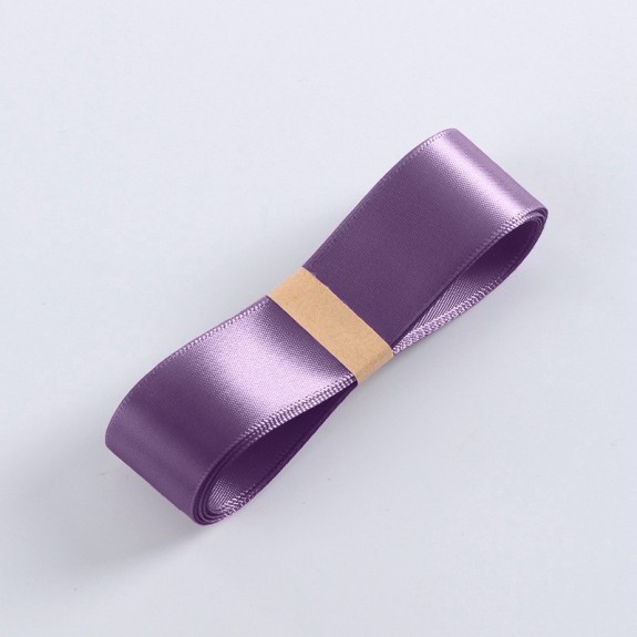 Стрічка атласна 25мм х 45ярд 06 Taro Purple