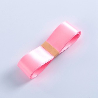Satin ribbon 25mm x 45 yards 07 Pink