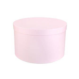 Set of round boxes of 10 pieces light pink