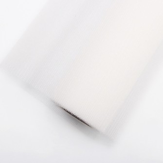 Decorative mesh "Organza" White